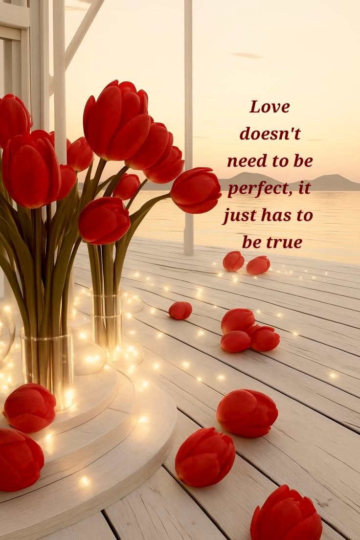 Love does not need to be perfect