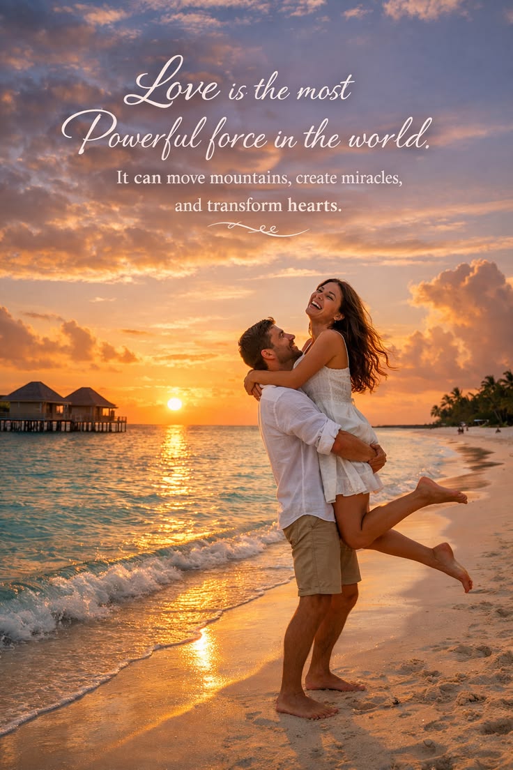 Love is the most powerful force in the world