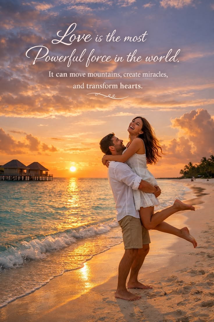 Love is the most powerful force in the world