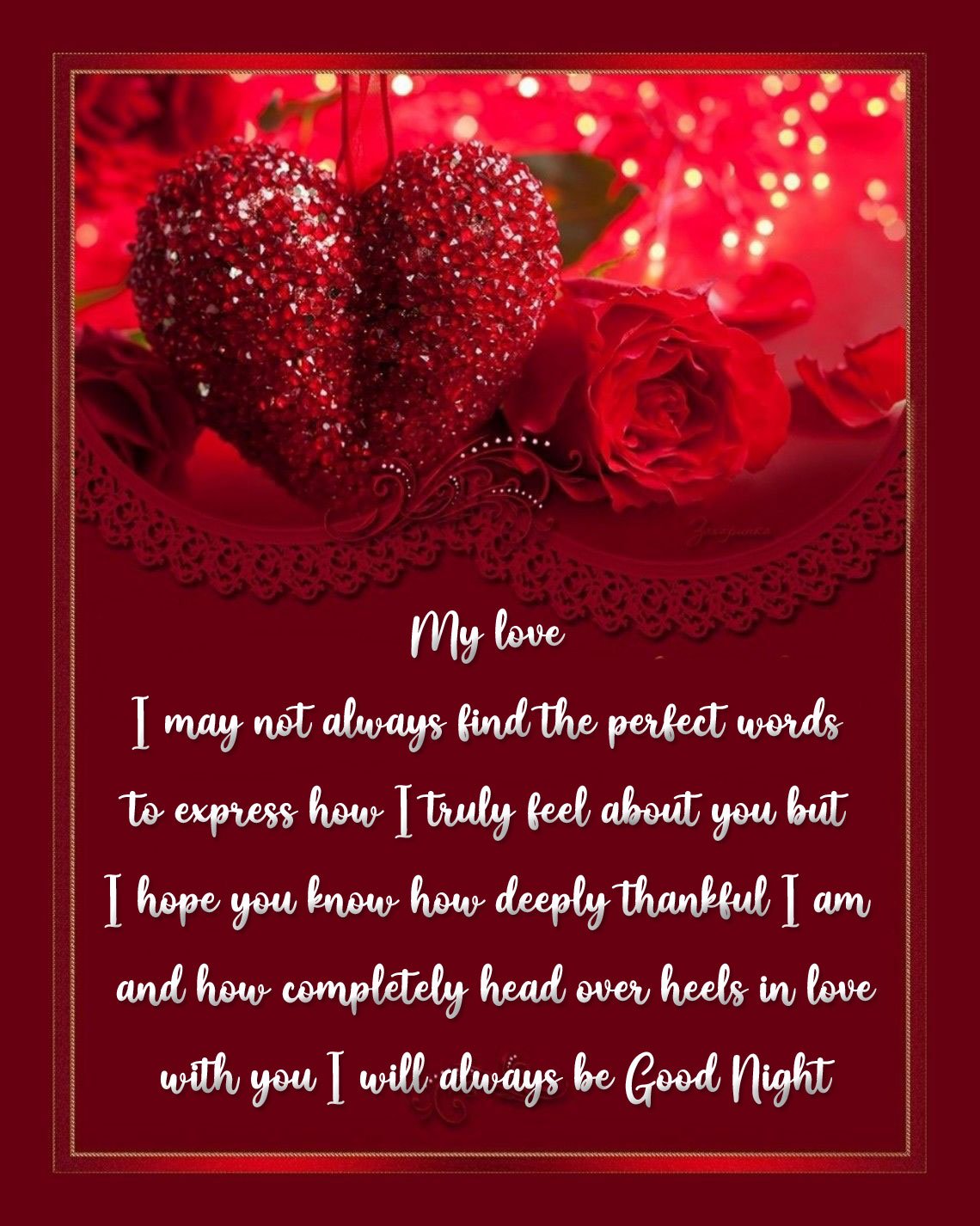 Love pic good night
