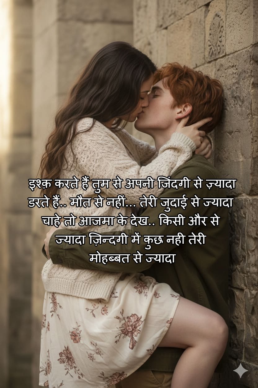 Love shayari in hindi for girlfriend with image
