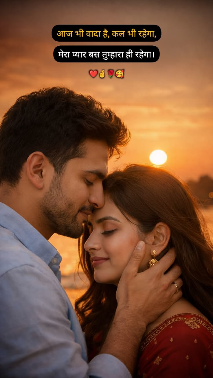 Love story photo shayari