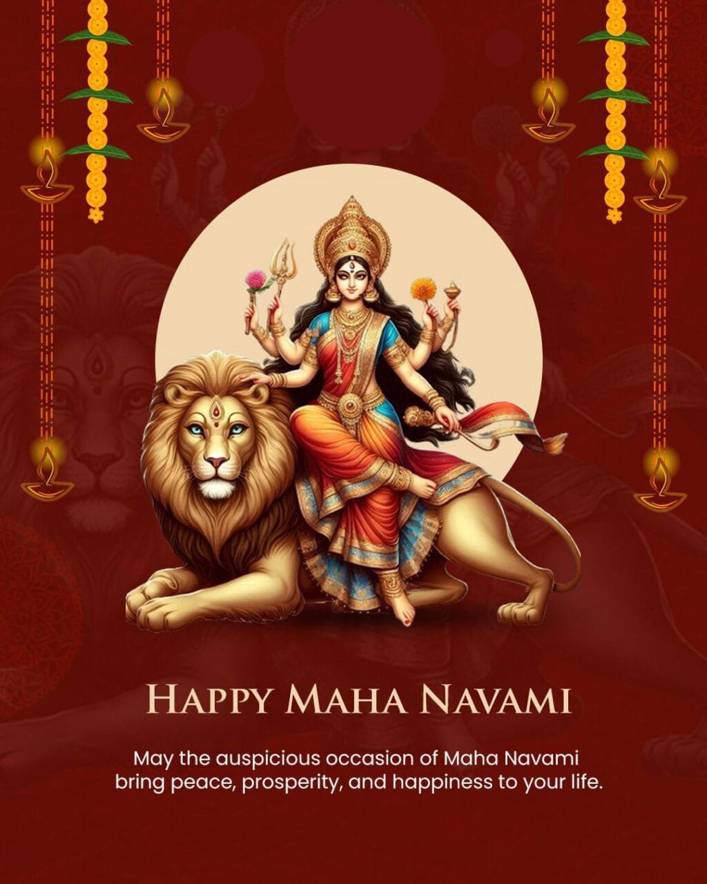 Maha navami wishes in english