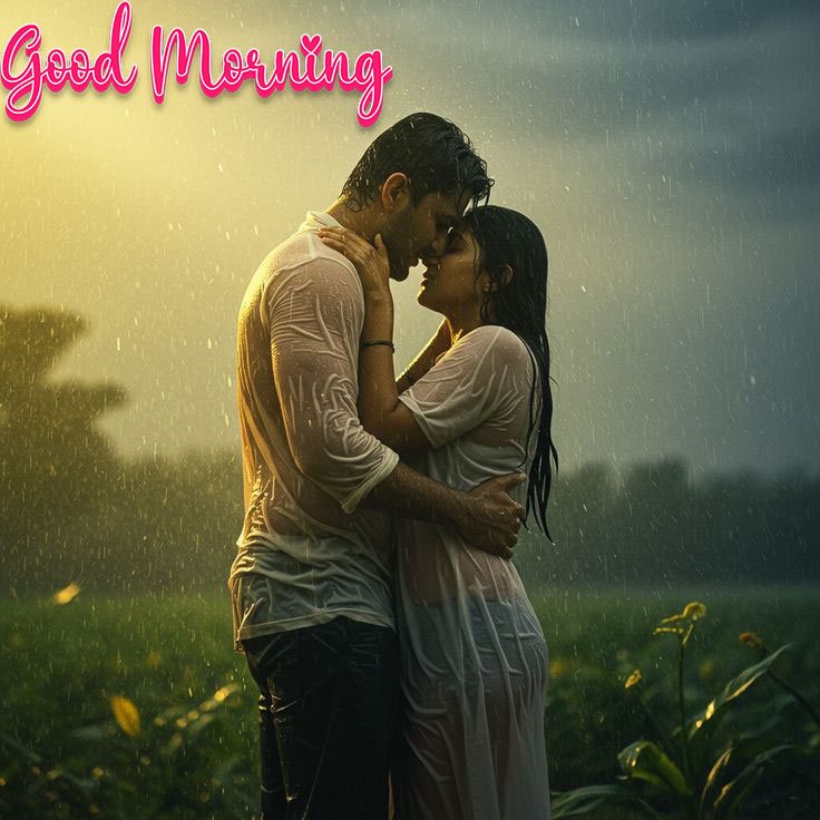 Monsoon romantic good morning pics