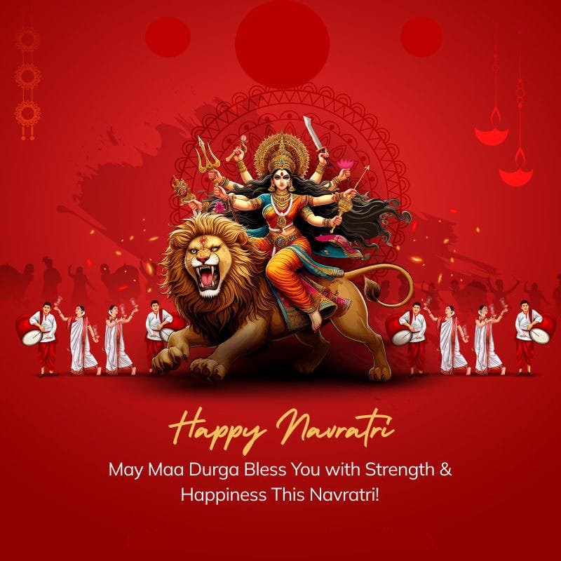 Navratri wishes images for whatsapp