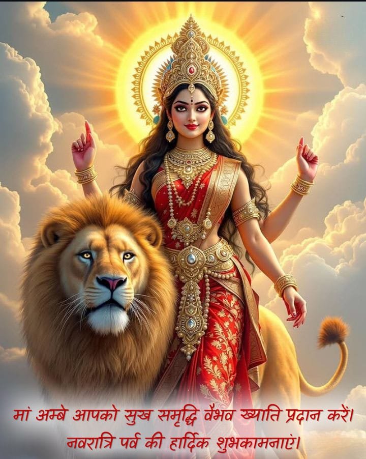 Navratri wishes images in hindi