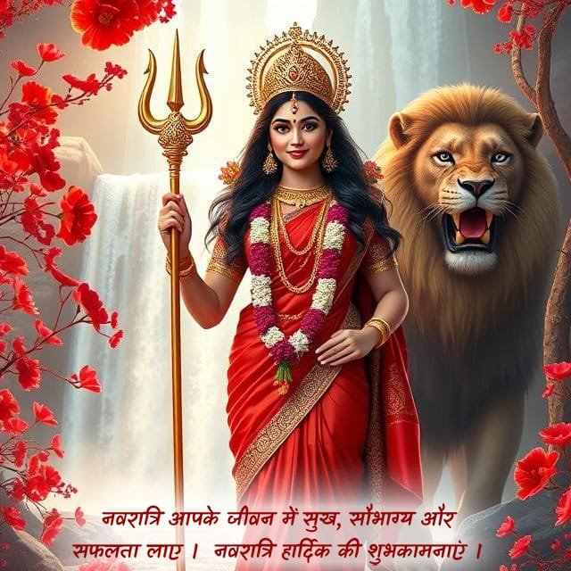 Navratri wishes in hindi image