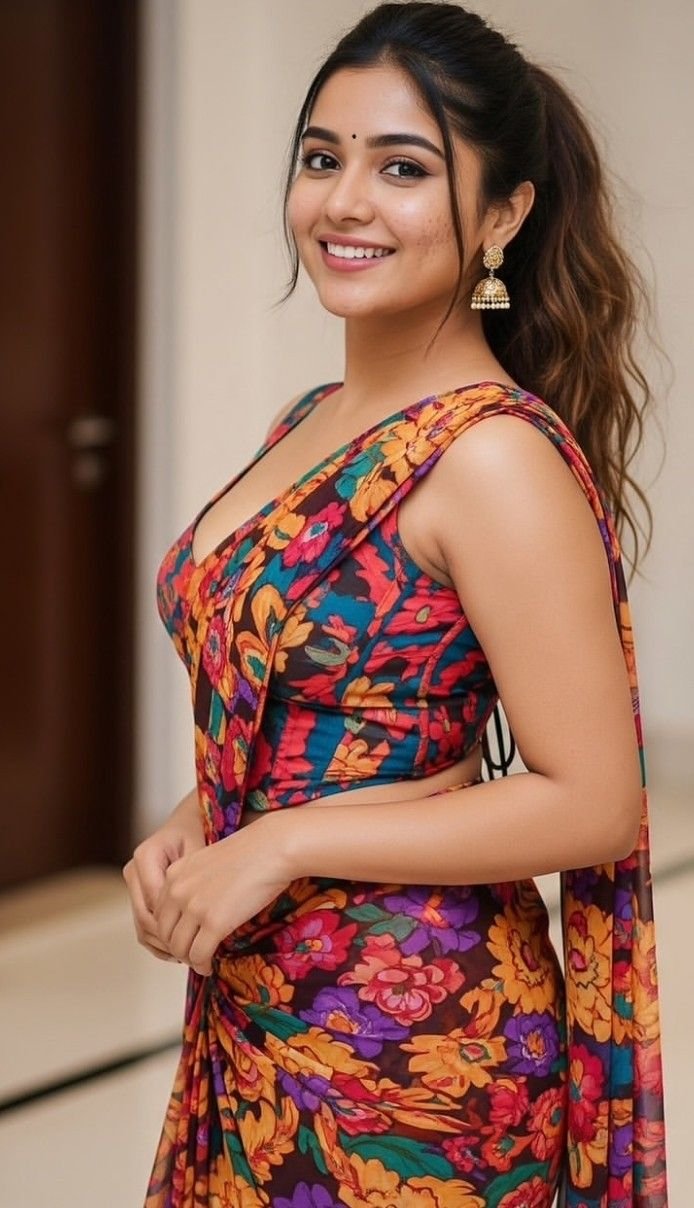 Poses for girls in saree