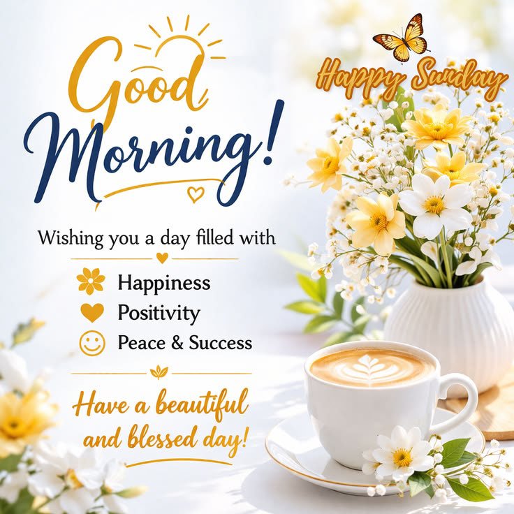 Positive sunday good morning quotes