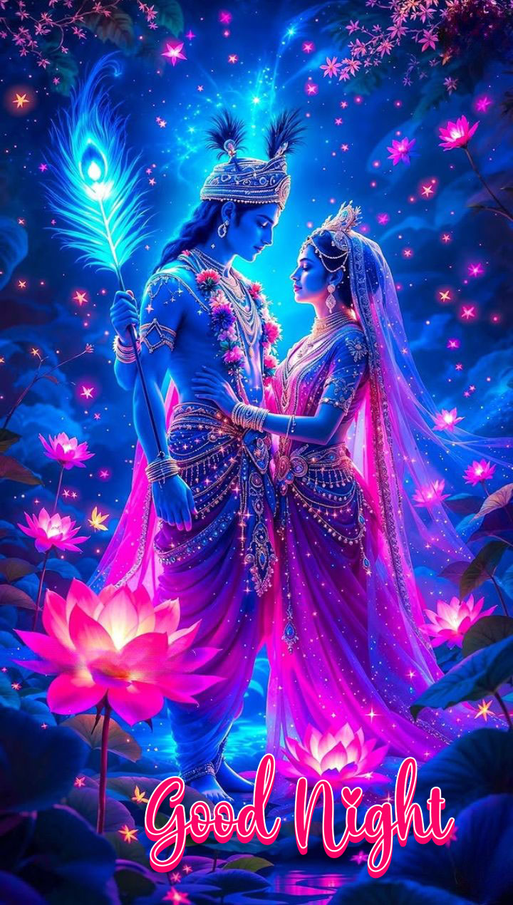 Radha krishna love image