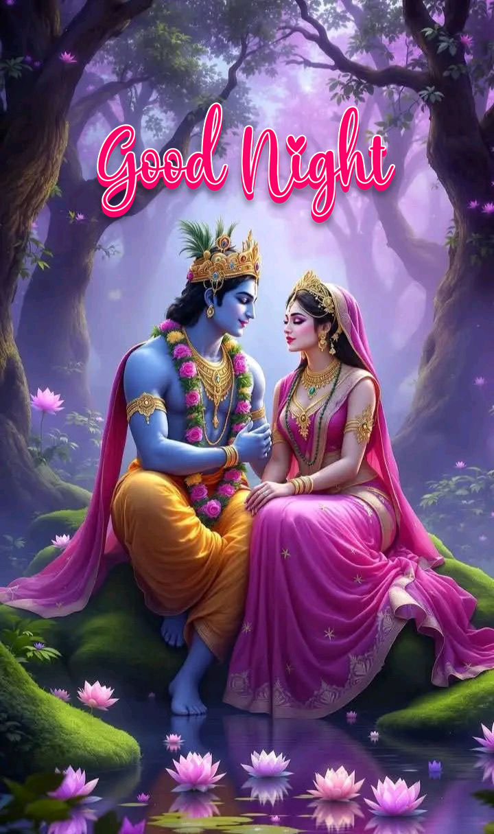 Radha krishna love image