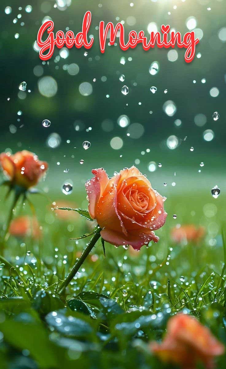 Rainy good morning images hd for whatsapp