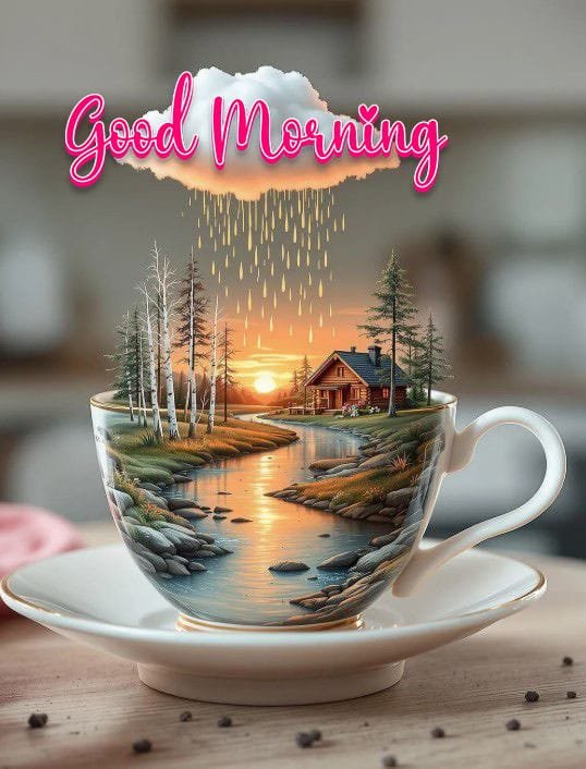 Rainy good morning images hd