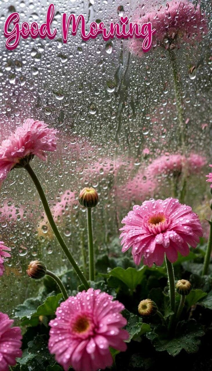 Rainy good morning wishes images