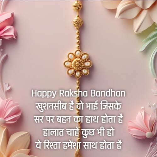 Raksha bandhan wishes for sister in hindi