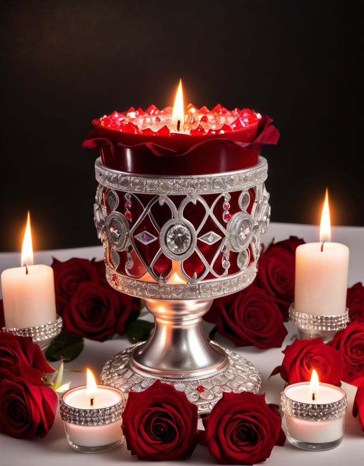 Romantic candles