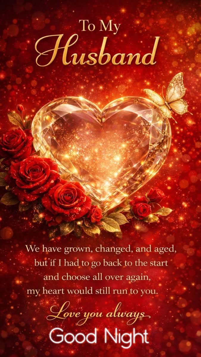 Romantic good night images for husband