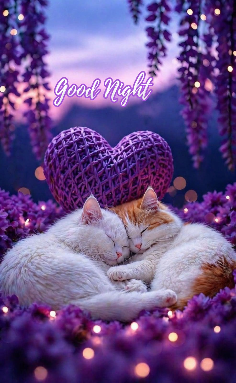 Romantic good night love images