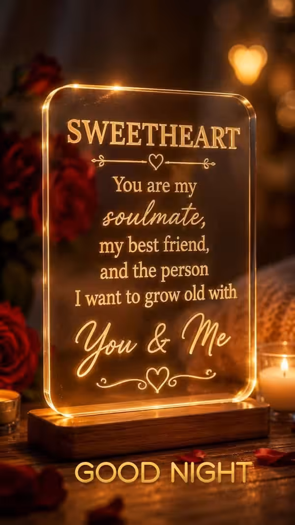 Romantic good night message for someone special long distance