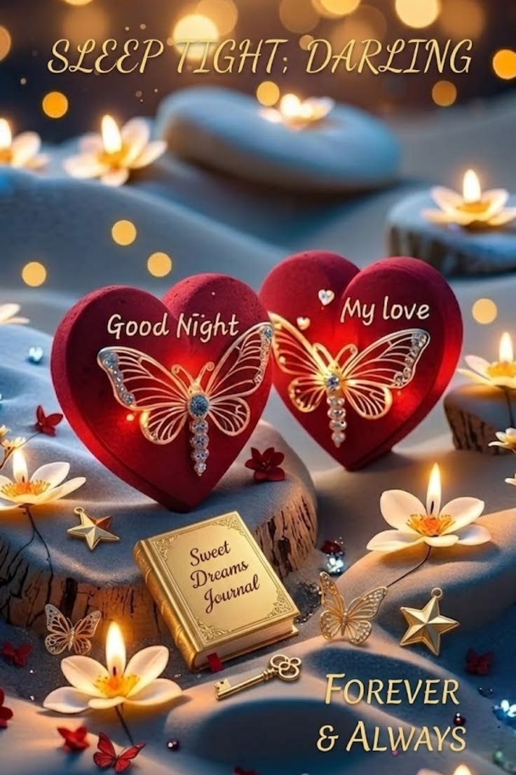 Romantic good night sweetheart images