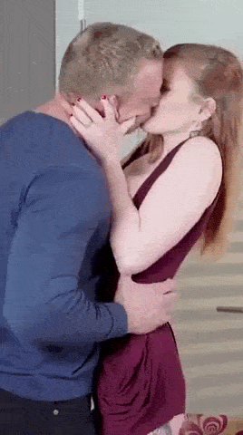 Romantic kiss moments