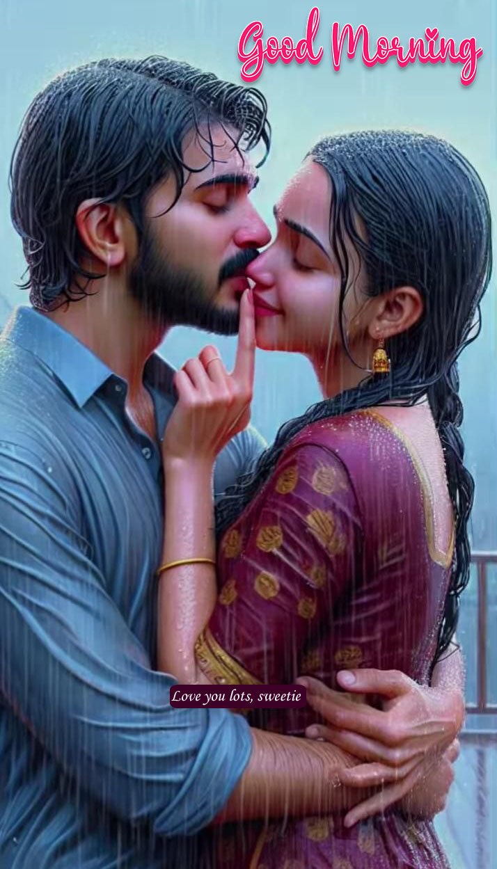 Romantic rainy good morning images with quotes