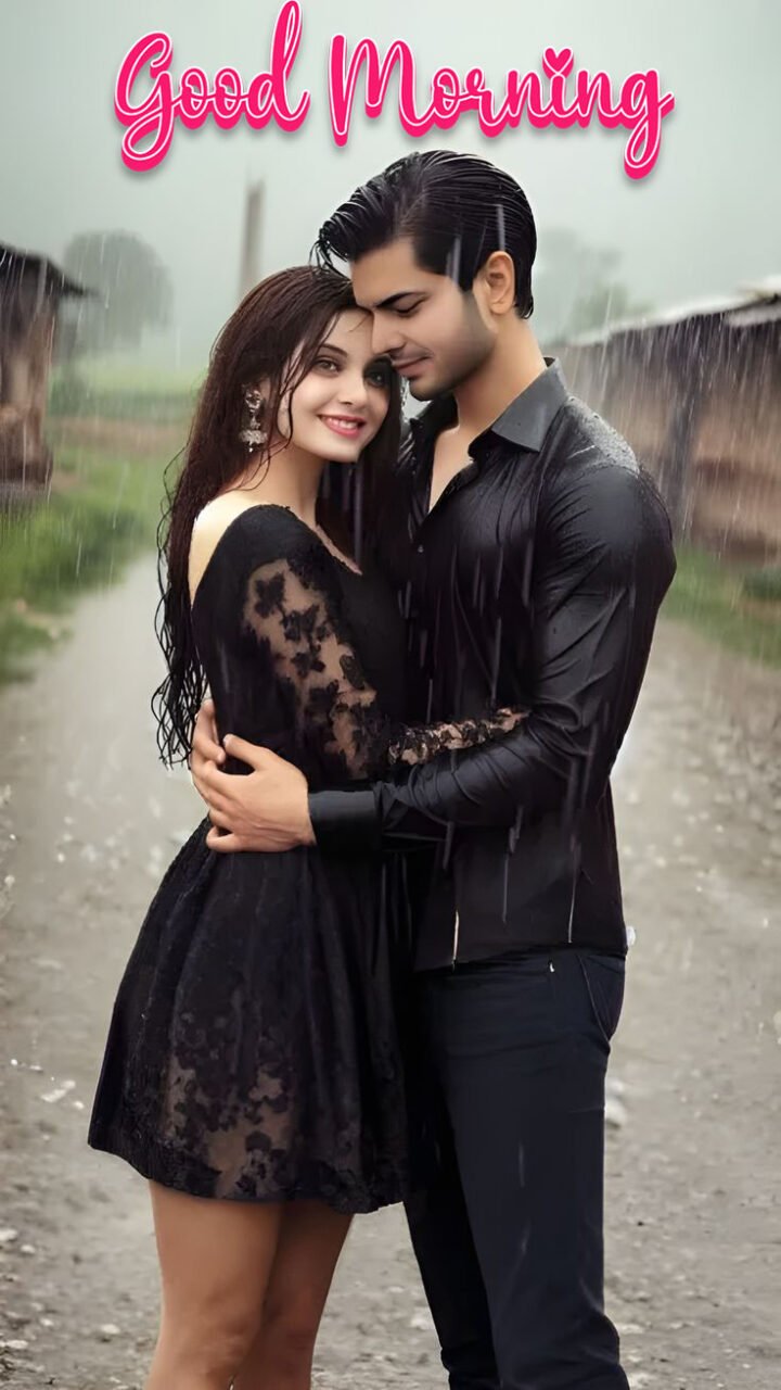 Romantic rainy morning images
