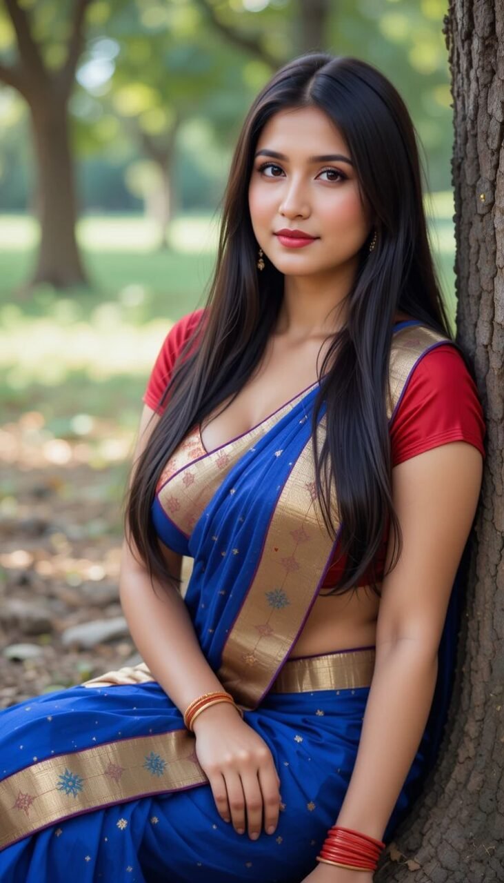 Saree poses for girls (18)