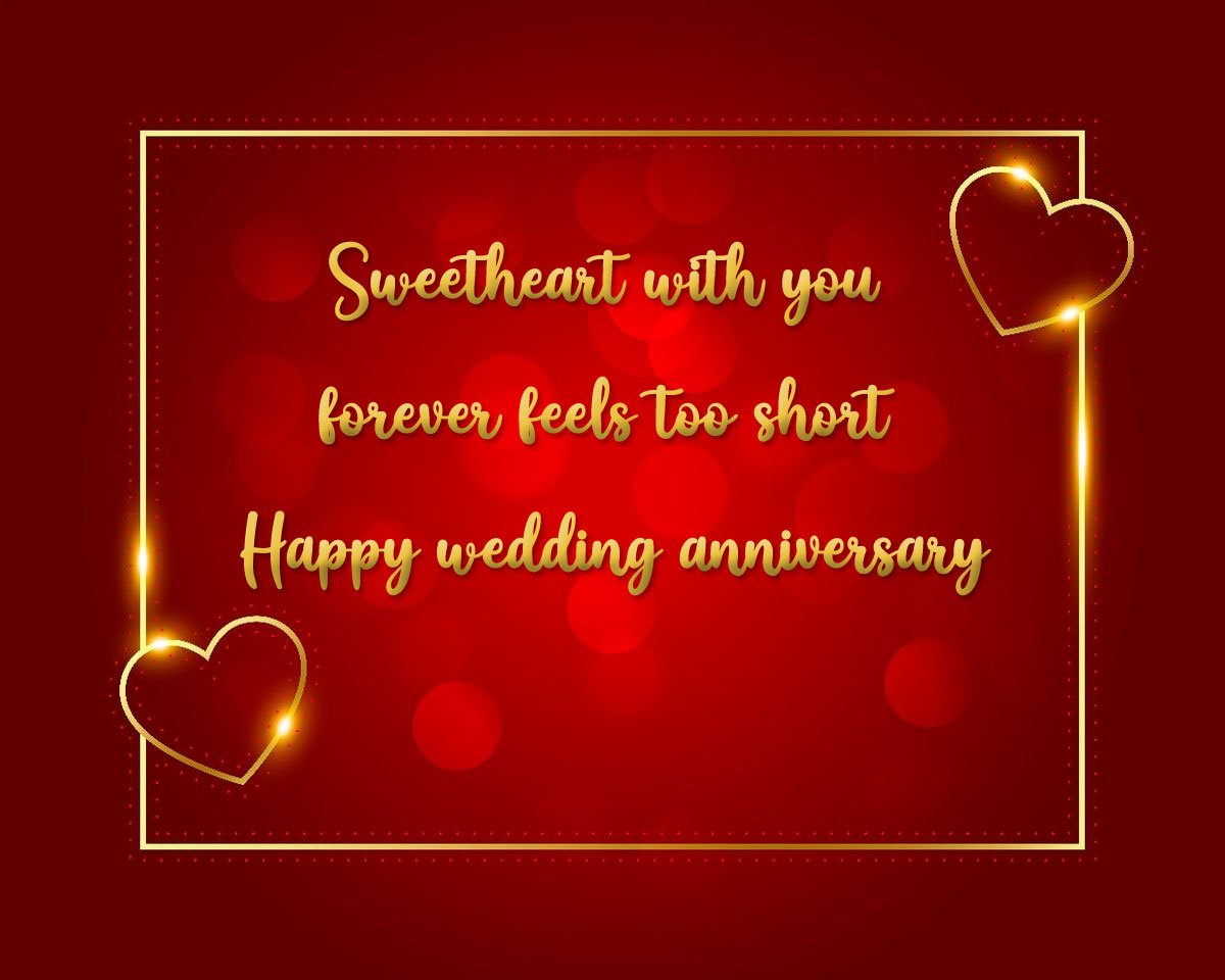 Short anniversary wishes for wife