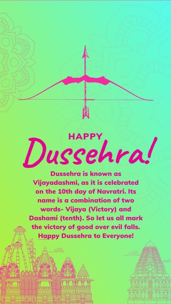 Significance of dasara