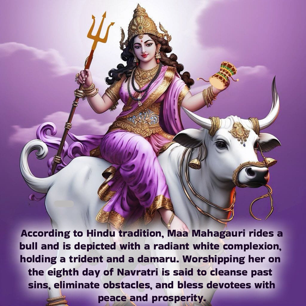 Significance of mahagauri devi