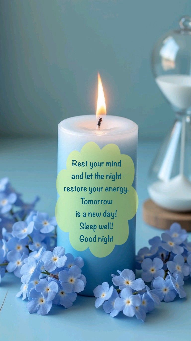 Simple cute cute good night images (10)