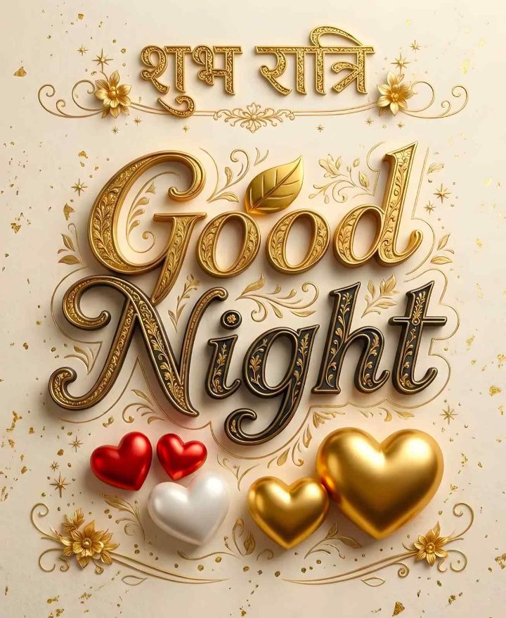cute good night images  HD in Hindi