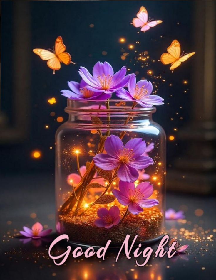 Simple cute cute good night images (28)