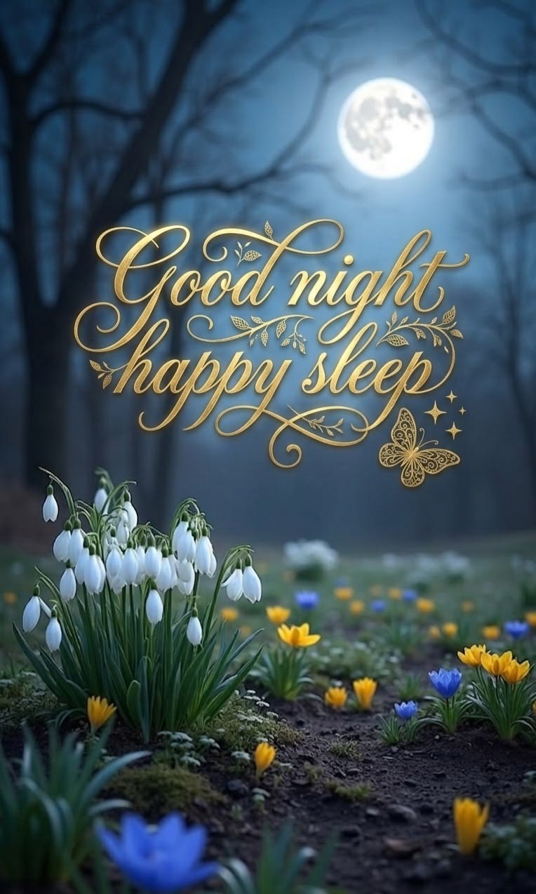 Simple cute cute good night images (8)