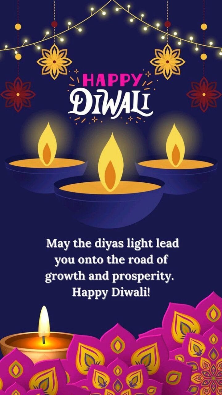 Simple happy diwali wishes in english