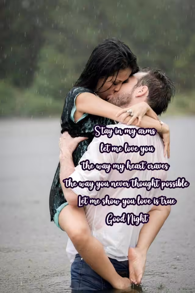 Special good night wishes to make my girlfriend feel loved and cherished.