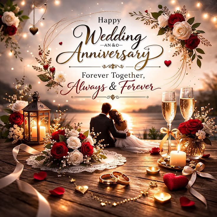 Special marriage anniversary wishes photo