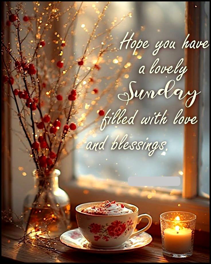 Sunday blessings good morning