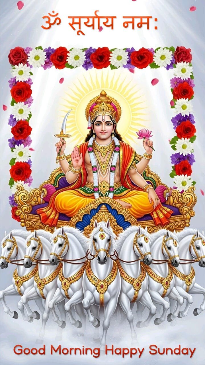 Sunday good morning wishes with god image