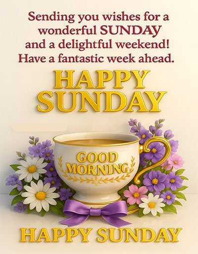 Sunday morning greetings