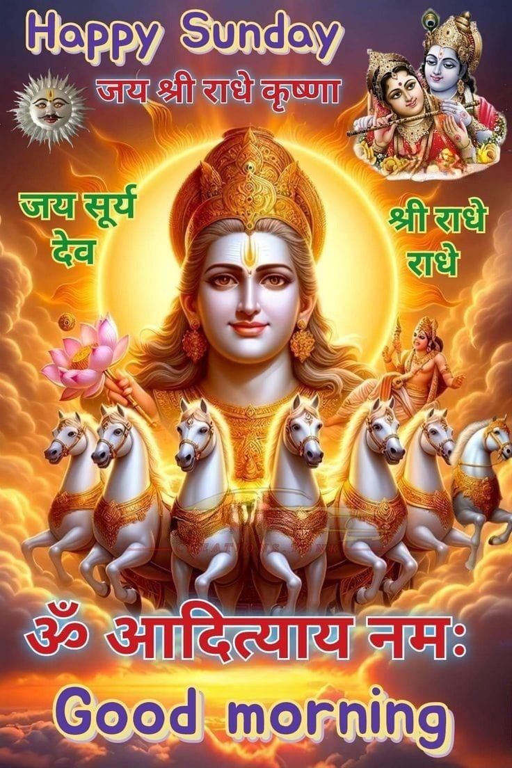 Sunday surya dev good morning photo