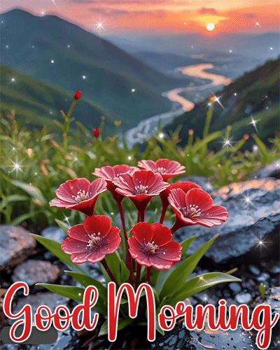 Sunrise New Nature Good Morning Gif