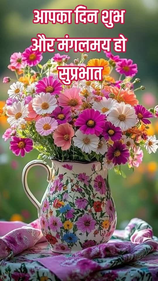 Suprabhat images with flowers for whatsapp