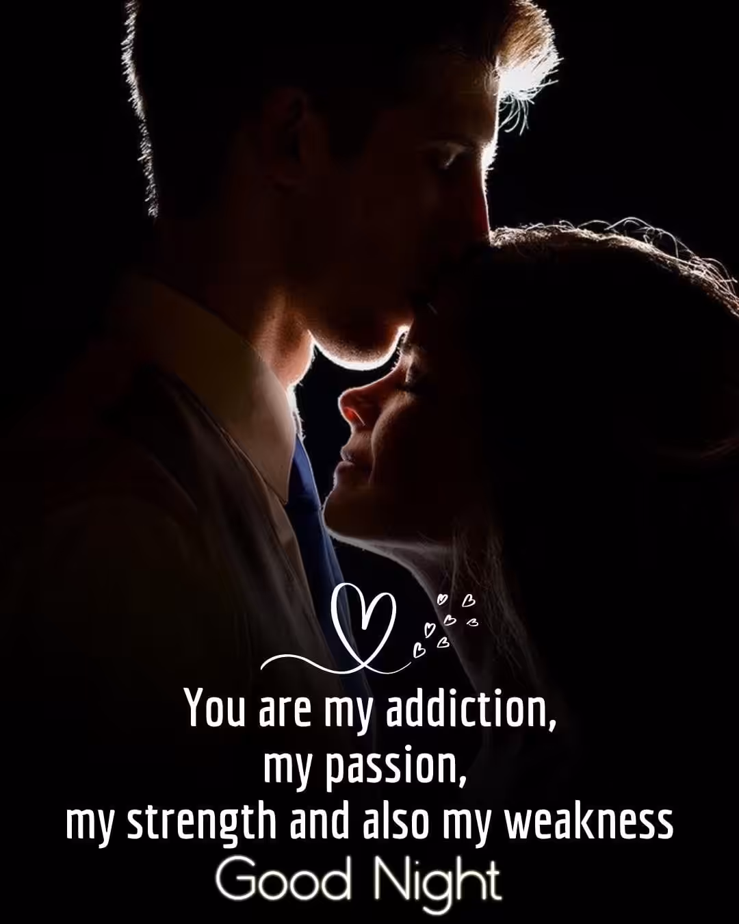The moon lights up the sky but you light up my world sweetheart