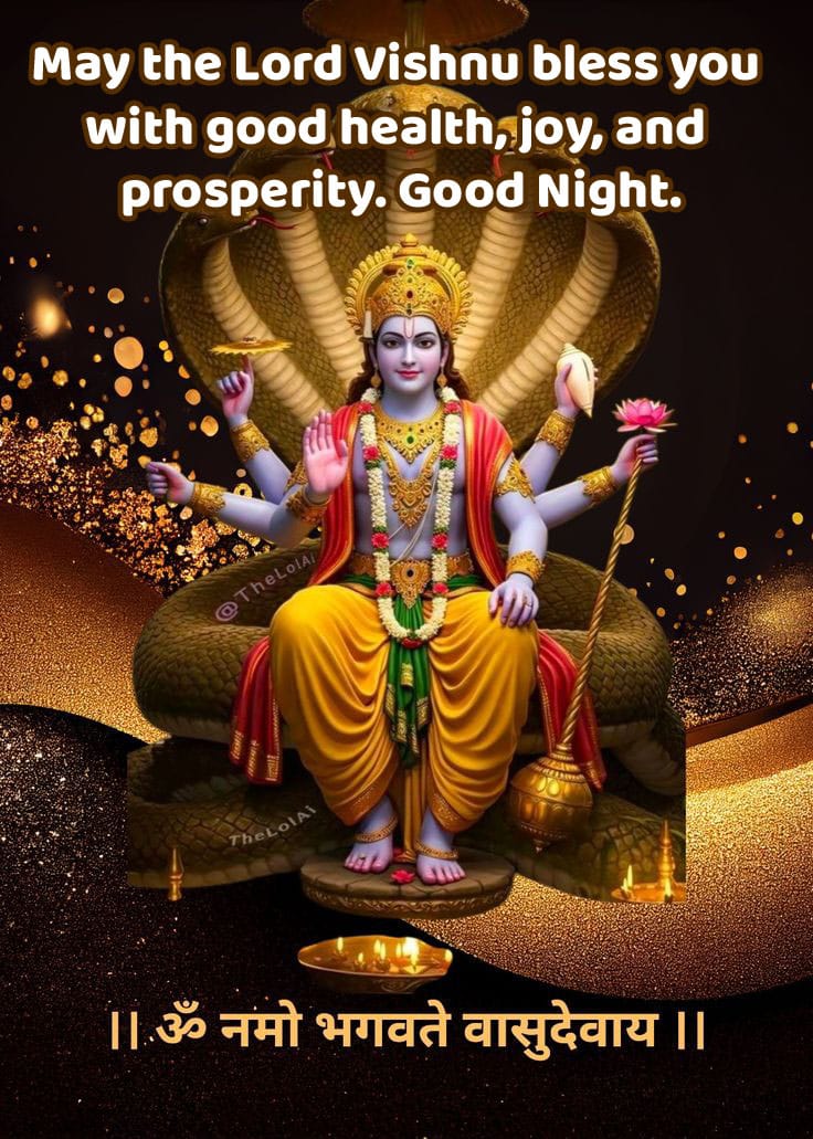 Vishnu ji good night