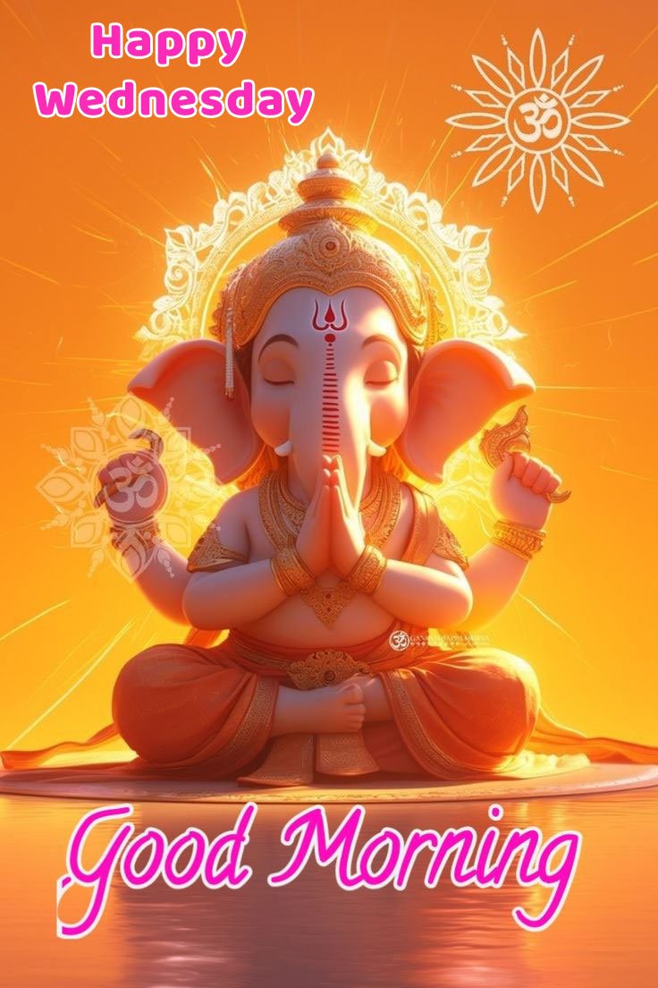 Wednesday ganesh ji good morning picyures