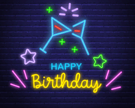 Wishes Animated Happy Birthday Gif