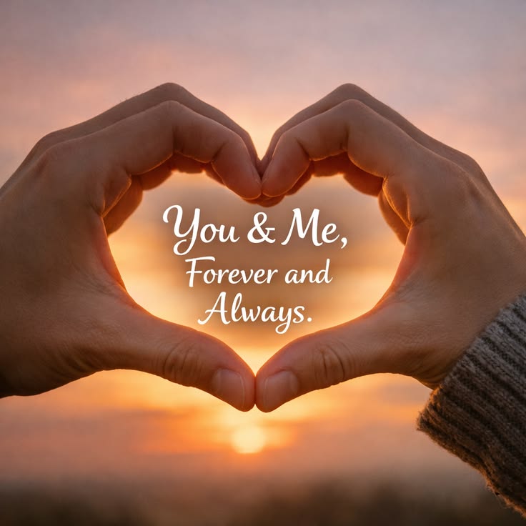 You and me forever and always